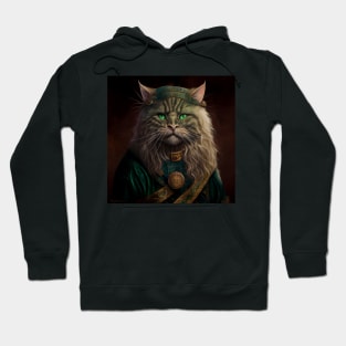 Celtic Cheiftan Cat Hoodie